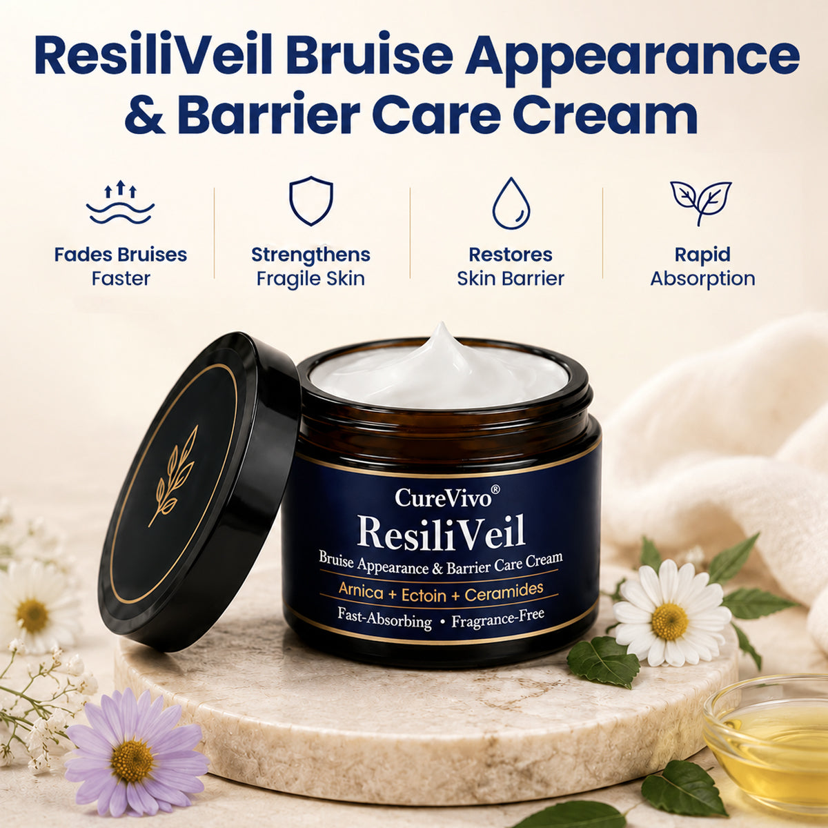 CureVivo® ResiliVeil Bruise Appearance Barrier Care Cream🔥👍