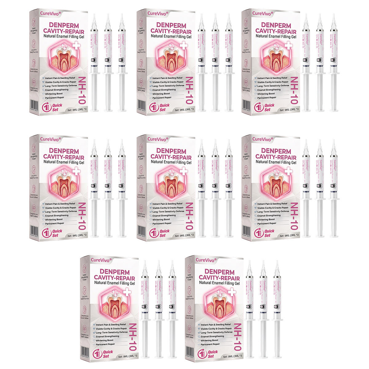 🇦🇺🦷👩‍⚕️CureViVo® DenPerm Cavity-Repair Natural Enamel Filling Gel👍