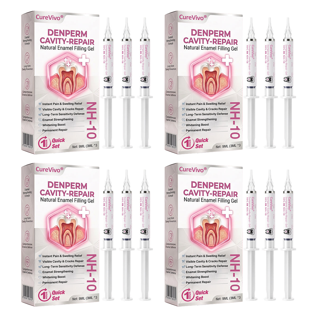 🇦🇺🦷👩‍⚕️CureViVo® DenPerm Cavity-Repair Natural Enamel Filling Gel👍