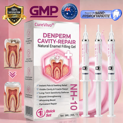 🇦🇺🦷👩‍⚕️CureViVo® DenPerm Cavity-Repair Natural Enamel Filling Gel👍